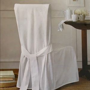 Dining Room Chair Slipcover in White NWOT
